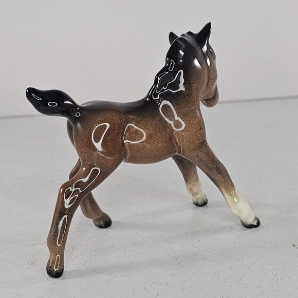Beswick England Gambolling Foal Bay Figurine #996 Facing Left - Picture 5 of 8